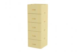 Tủ Matsu Lock 5 ngăn vàng